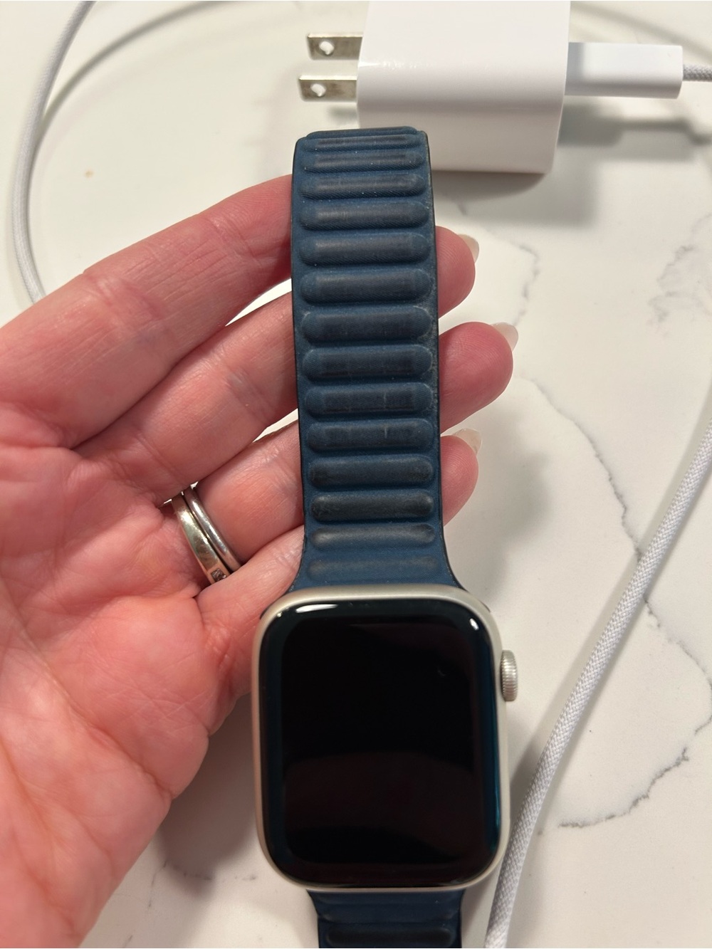 Apple Watch Series 9 With Navy Magnetic Band With Charger watchOS 26.4 - Picture 13 of 16